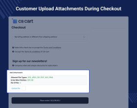 Order Attachment for CS-Cart