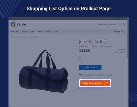 Shopping List for Magento 2