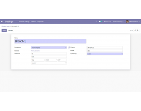 Odoo Multi Branch Base