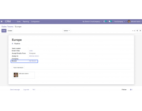 Odoo Multi Branch in CRM