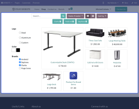 Odoo Website Product Brand