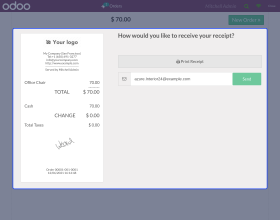 Odoo POS Signature