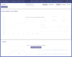 Odoo Website Birthday Reminder