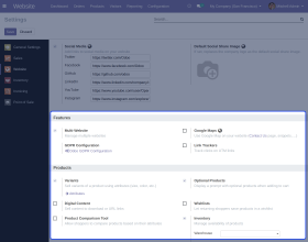 Odoo Website Cookie Consent