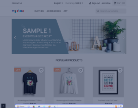 Prestashop Social Bar