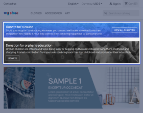 Prestashop Donate To Charity