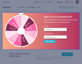Prestashop Spin and Win