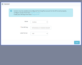 Prestashop EasyPost Shipping