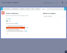 Prestashop Product Comparison
