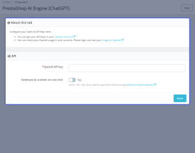 Prestashop AI Engine (ChatGPT)