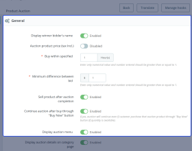 PrestaShop Product Auction 
