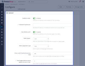 Prestashop Infinite Scroll