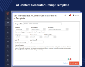 Magento 2 Multi Vendor ChatGPT Content Generator