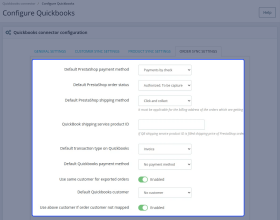 Prestashop QuickBooks Connector