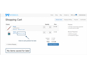 Odoo Website Save For Later