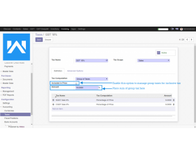 Odoo Price Inclusive For Group Taxes