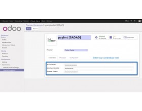 Odoo Payfort Sadad Payment Acquirer