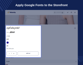 Bagisto SaaS Google Font Manager