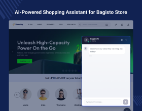 Bagisto Chatbot Using OpenAI ( ChatGPT ) LLM