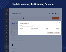 Magento 2 Barcode Inventory  