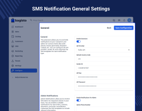 Bagisto SMS Notifications