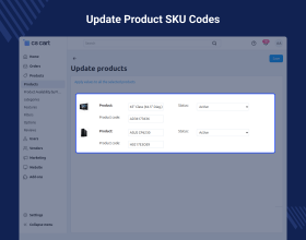 CS-Cart Unique Product SKU Or Code