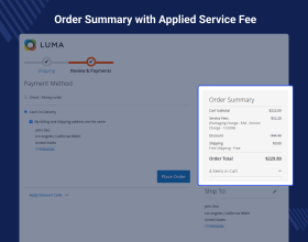 Magento 2 Service Fee