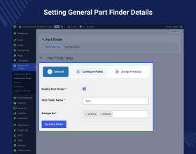 WooCommerce Vehicle Part Finder