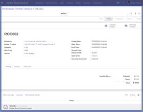 Odoo Marketplace Rental Sale