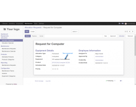 Odoo Equipment Allocations