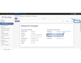 Odoo Equipment Allocations