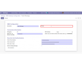 Odoo Twilio Whatsapp Integration