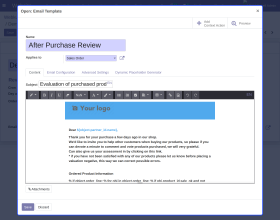 Odoo Website Product Review After Purchase