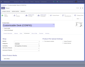 Odoo Website Product Files Upload