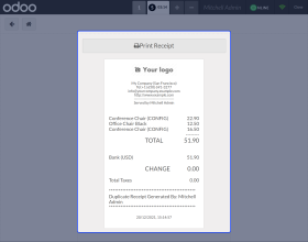 Odoo POS Order Reprint