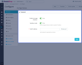 Prestashop One Page Checkout