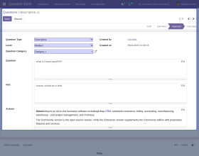 Odoo Question Paper Generator