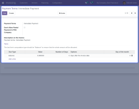 Odoo POS Partial Payment