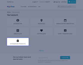 Prestashop Product Reservation