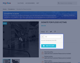 Prestashop Donate To Charity