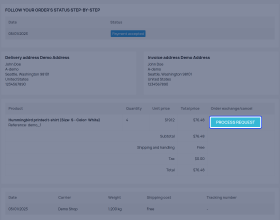 Prestashop Order Exchange/Cancellation