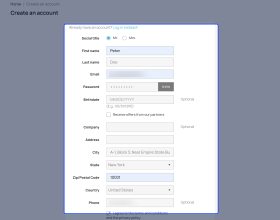 PrestaShop Customer Address on Registration Form