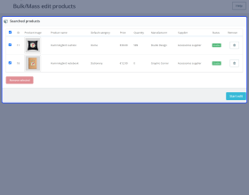 Prestashop Bulk Product Edit