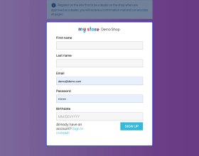 PrestaShop Private Shop