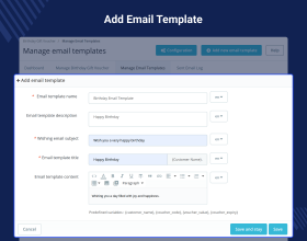 Prestashop Birthday Gift Voucher