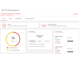Restaurant Table Management for Shopify