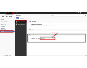 Odoo Mass Mailing With Other Outgoing Server