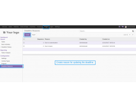 Odoo Task Deadline Manager