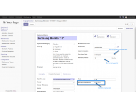Odoo Equipment Allocations