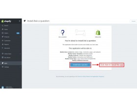 Ask A Question for Shopify